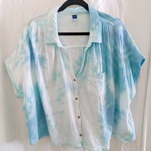 Dolman Sleeve tie-dye top
